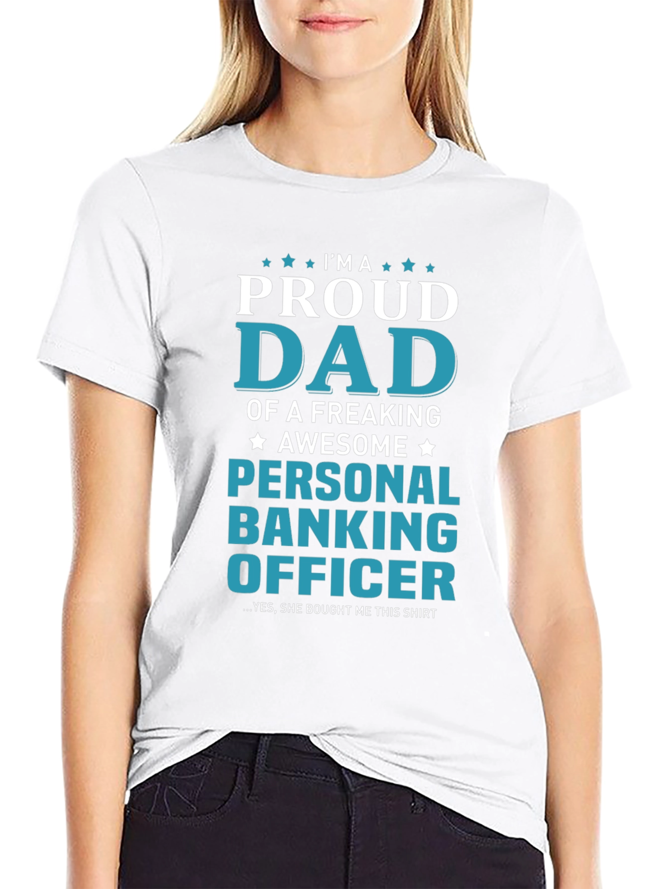 Proud Dad Personal Banking Officer T-Shirt
