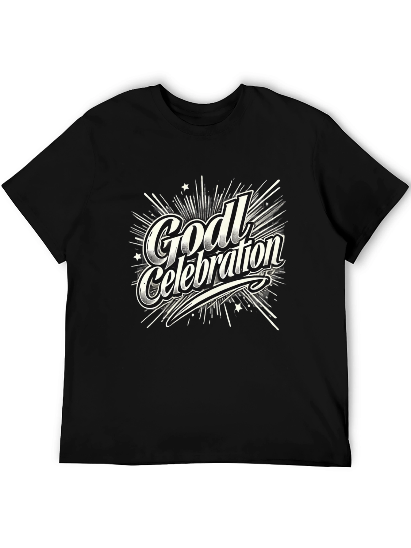 Godl Celebration T-Shirt - Black Graphic Tee