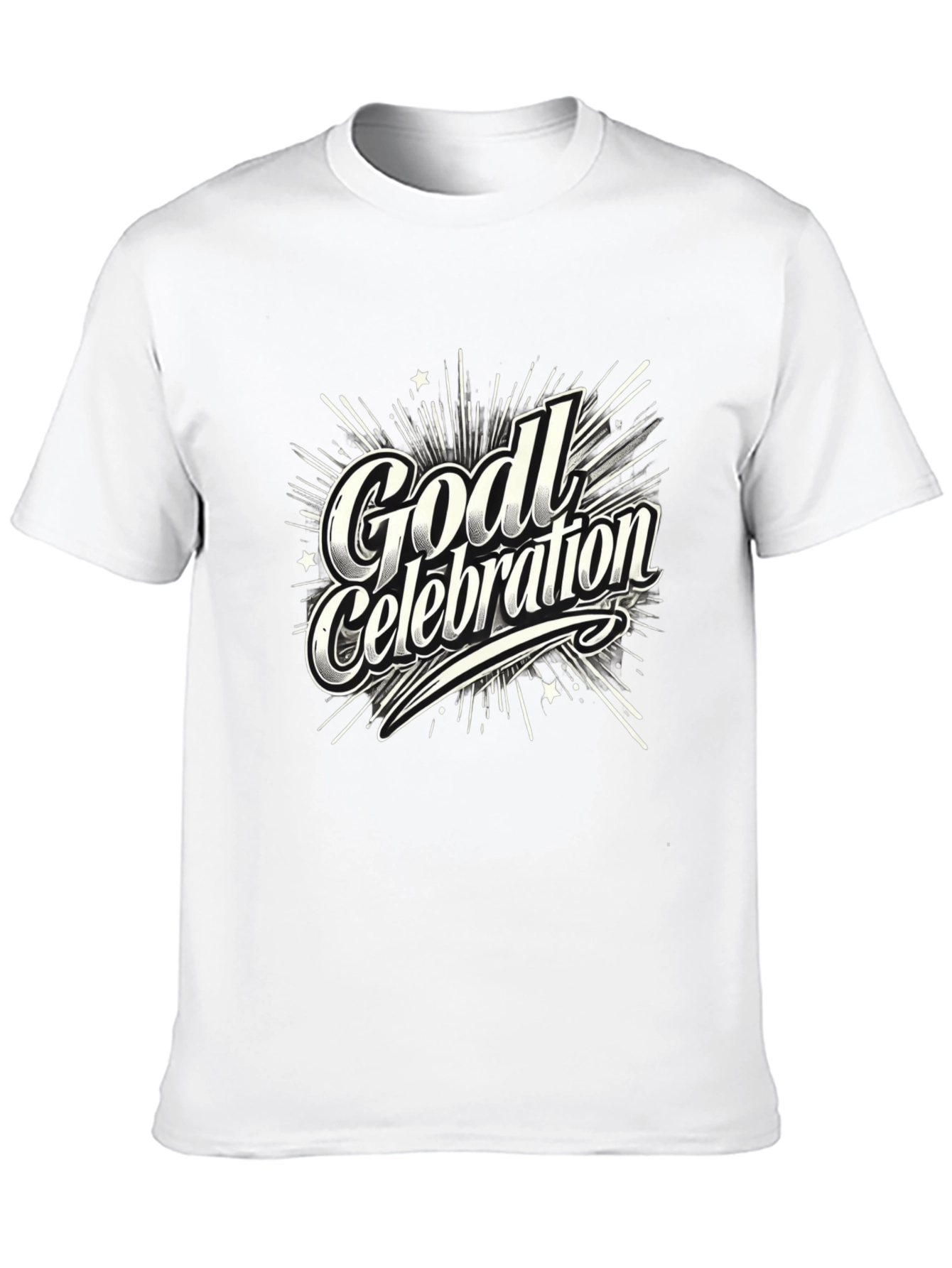 Godl Celebration T-Shirt - Black Graphic Tee