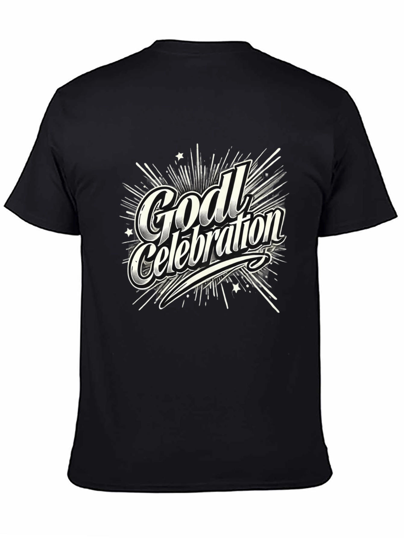Godl Celebration T-Shirt - Black Graphic Tee