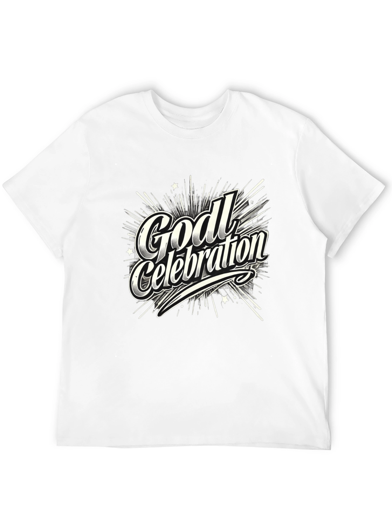 Godl Celebration T-Shirt - Black Graphic Tee