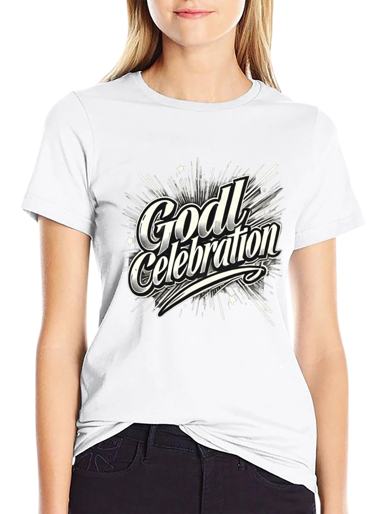 Godl Celebration T-Shirt - Black Graphic Tee