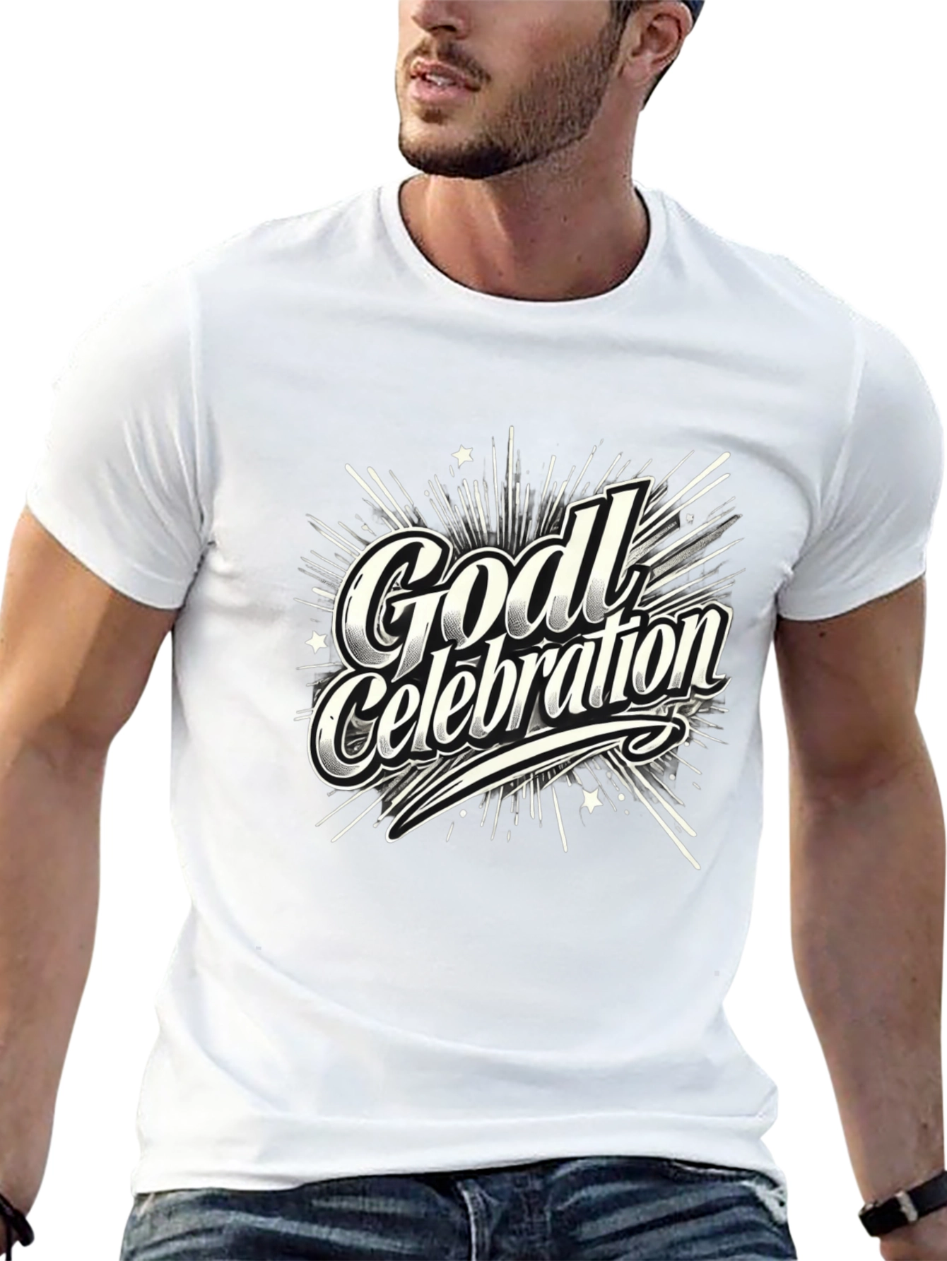 Godl Celebration T-Shirt - Black Graphic Tee