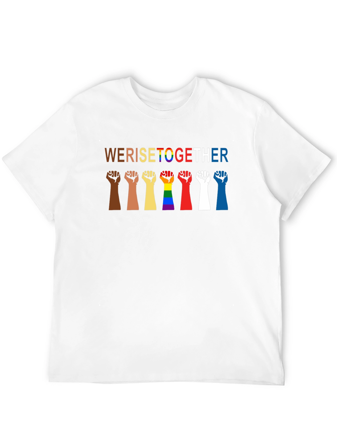 WE RISE TOGETHER Equality Graphic T-Shirt