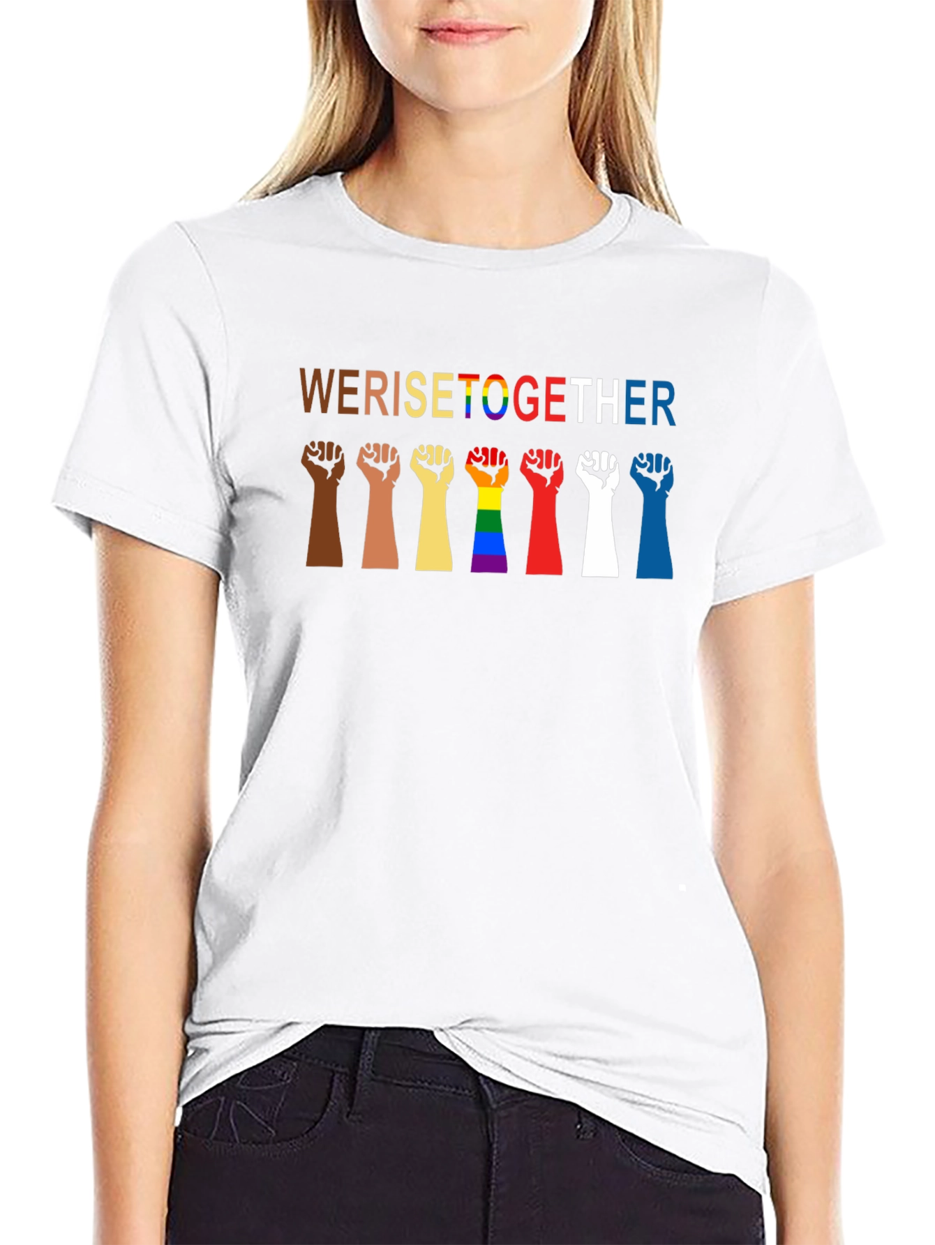 WE RISE TOGETHER Equality Graphic T-Shirt