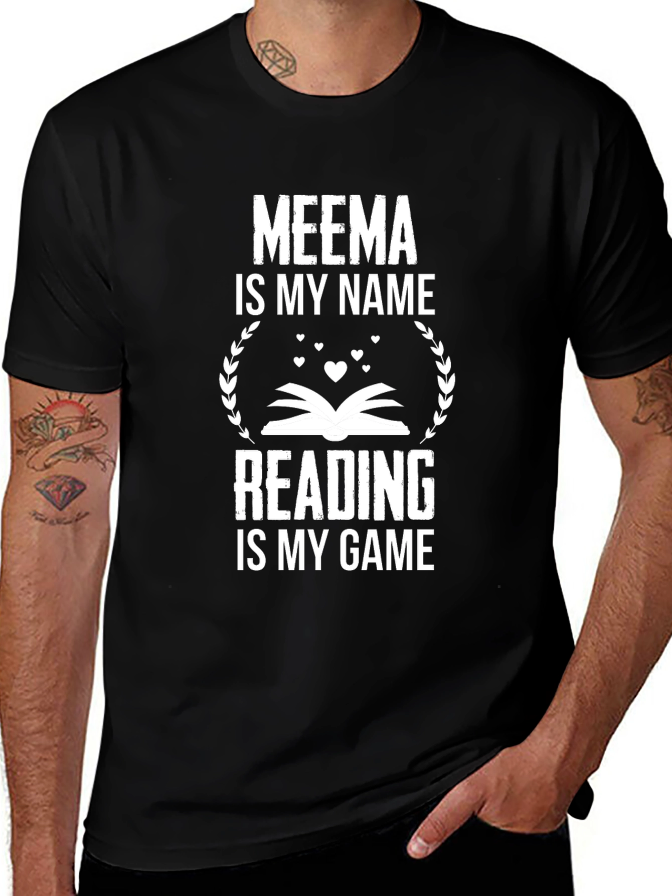 Meema Reading T-Shirt - Book Lover Tee