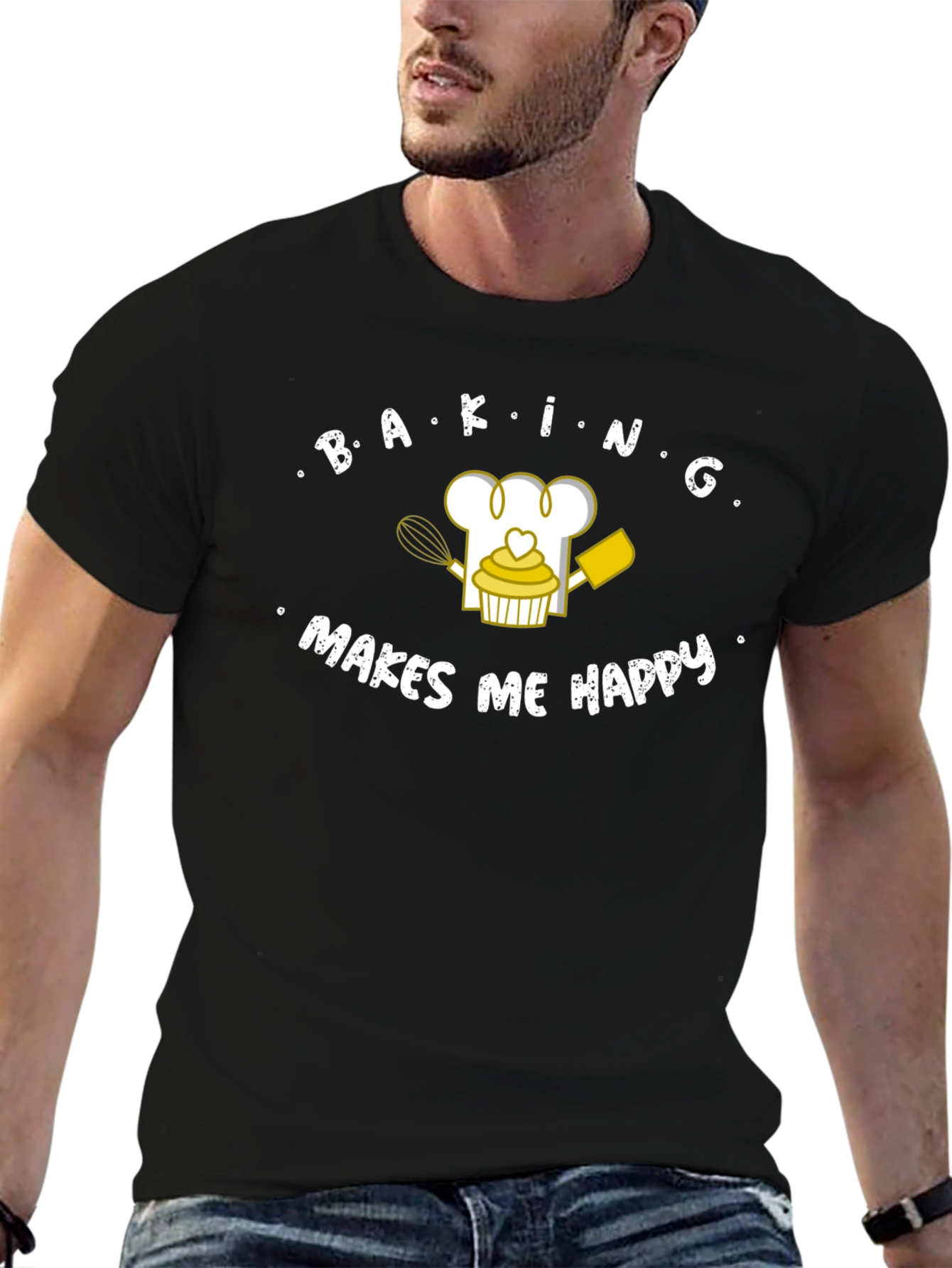 Baking Makes Me Happy T-Shirt