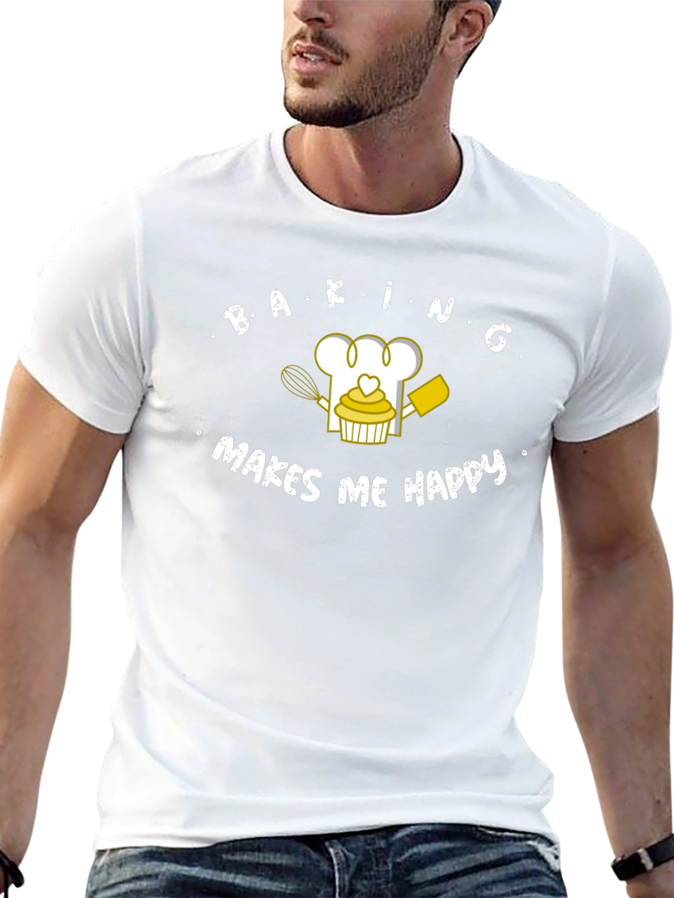 Baking Makes Me Happy T-Shirt