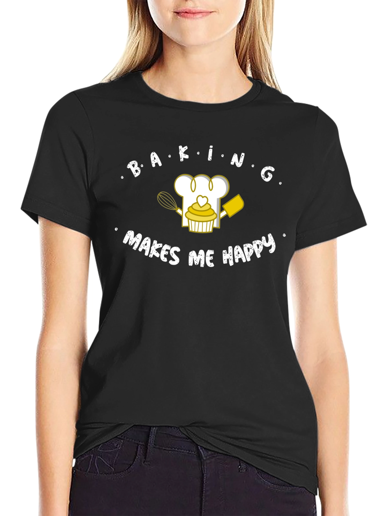 Baking Makes Me Happy T-Shirt
