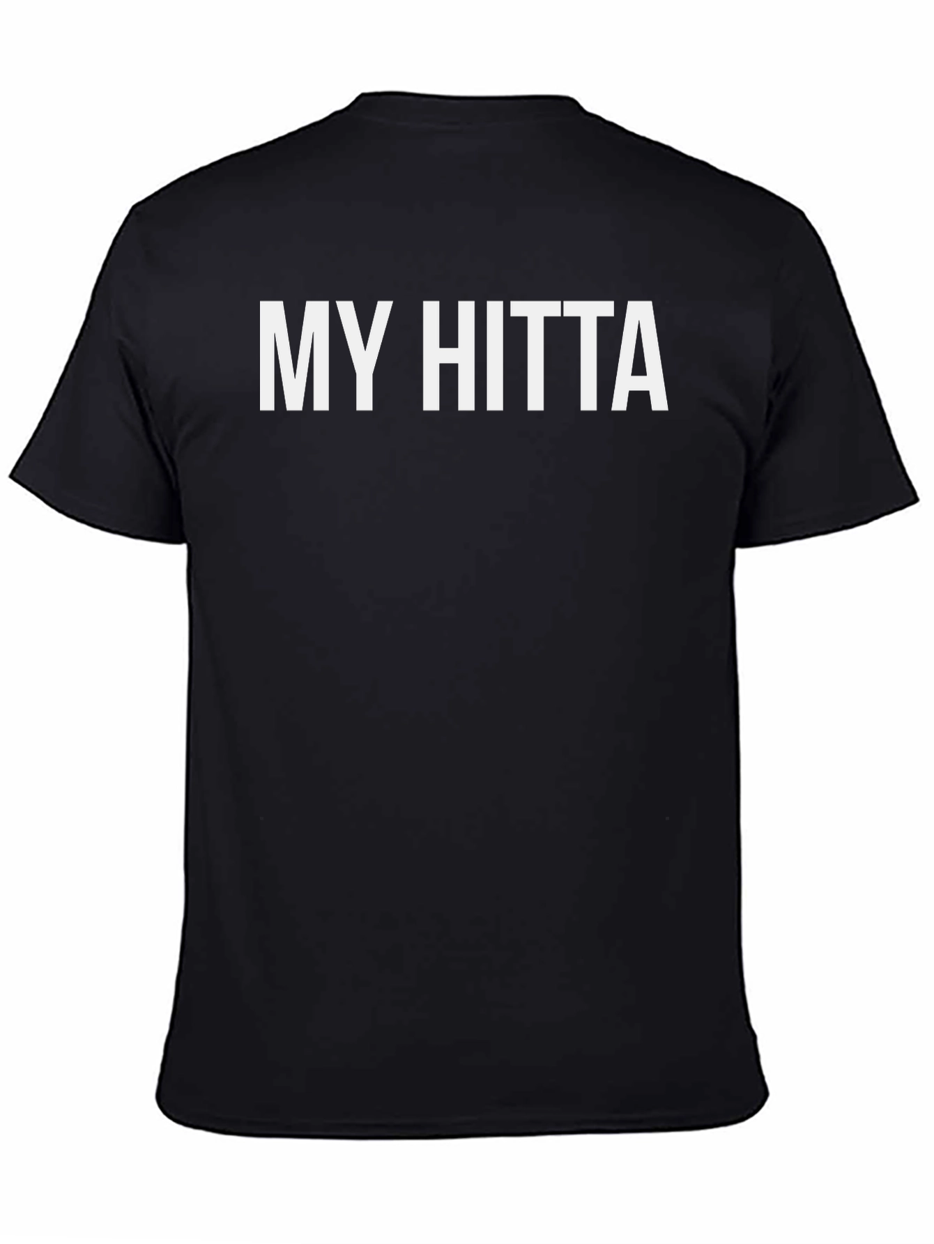 My Hitta Black Graphic Tee - Casual Style