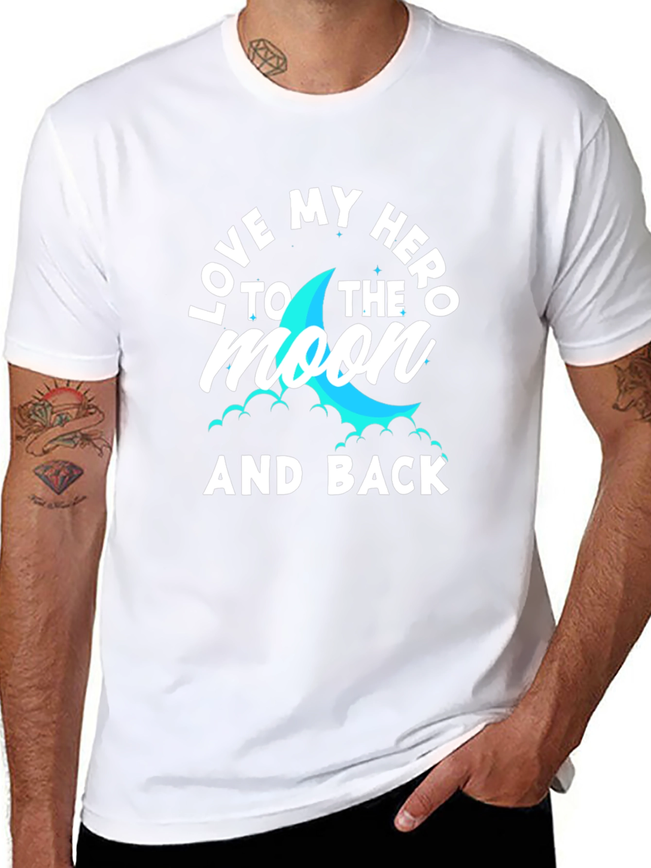 Love My Hero to The Moon and Back T-Shirt