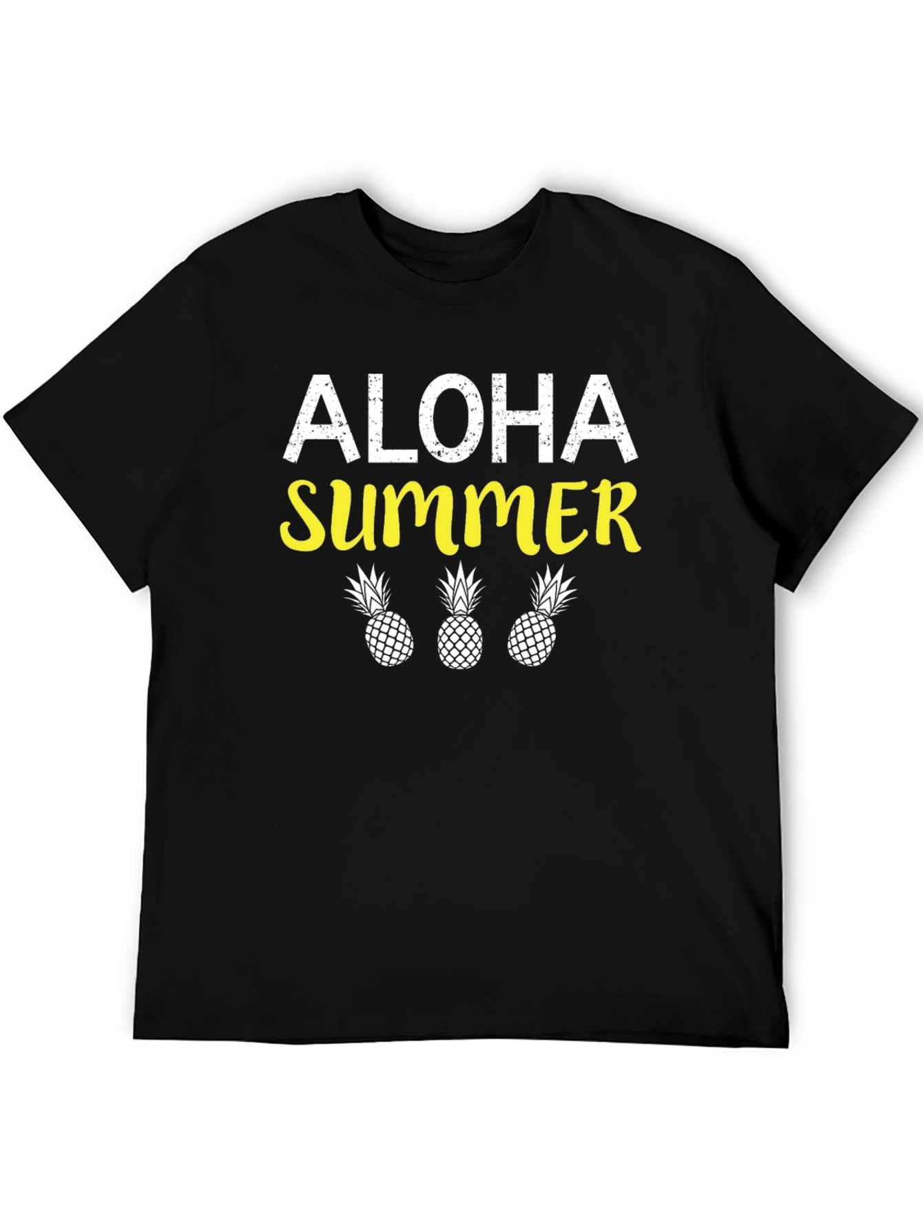 Aloha Summer Pineapple Graphic T-Shirt