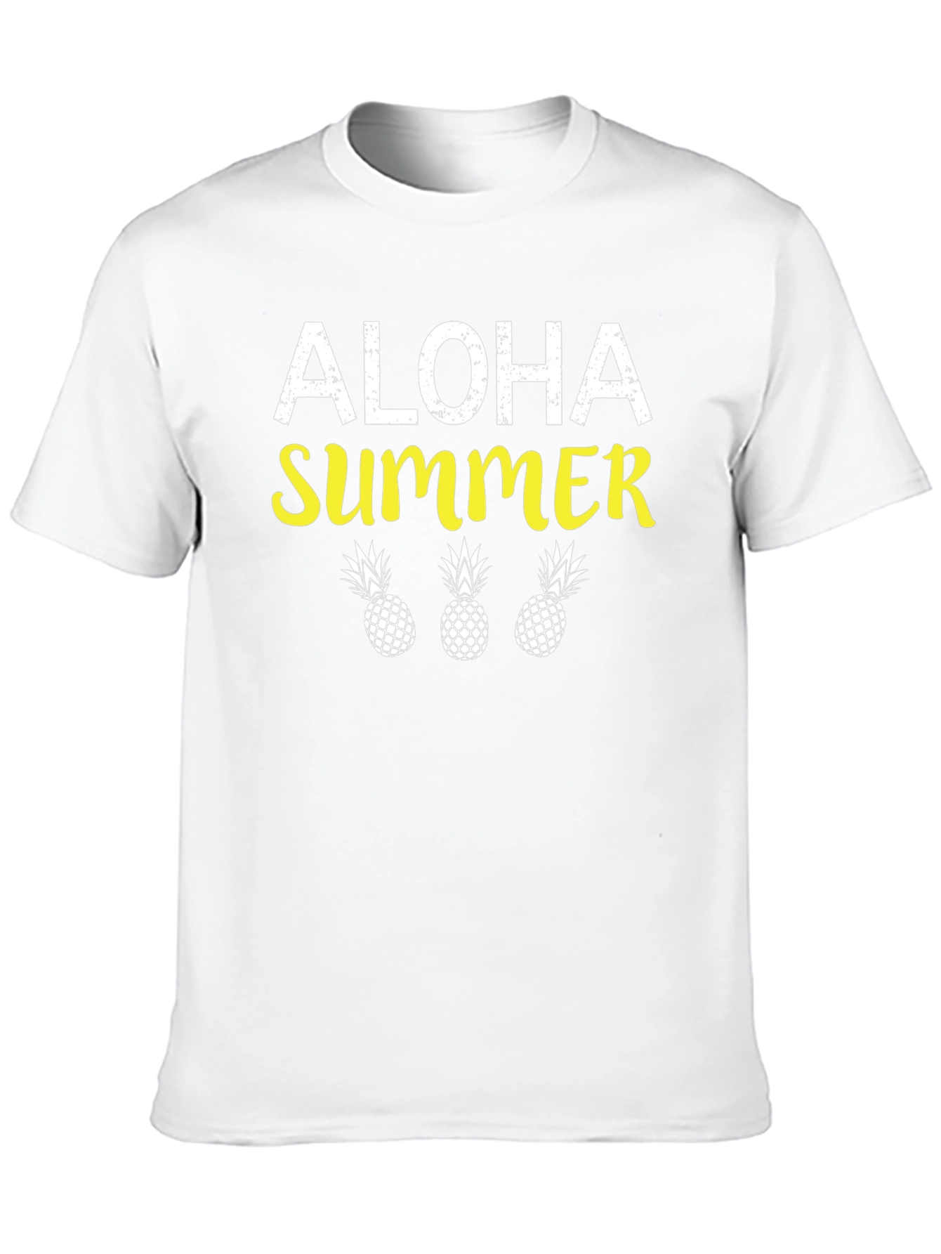 Aloha Summer Pineapple Graphic T-Shirt