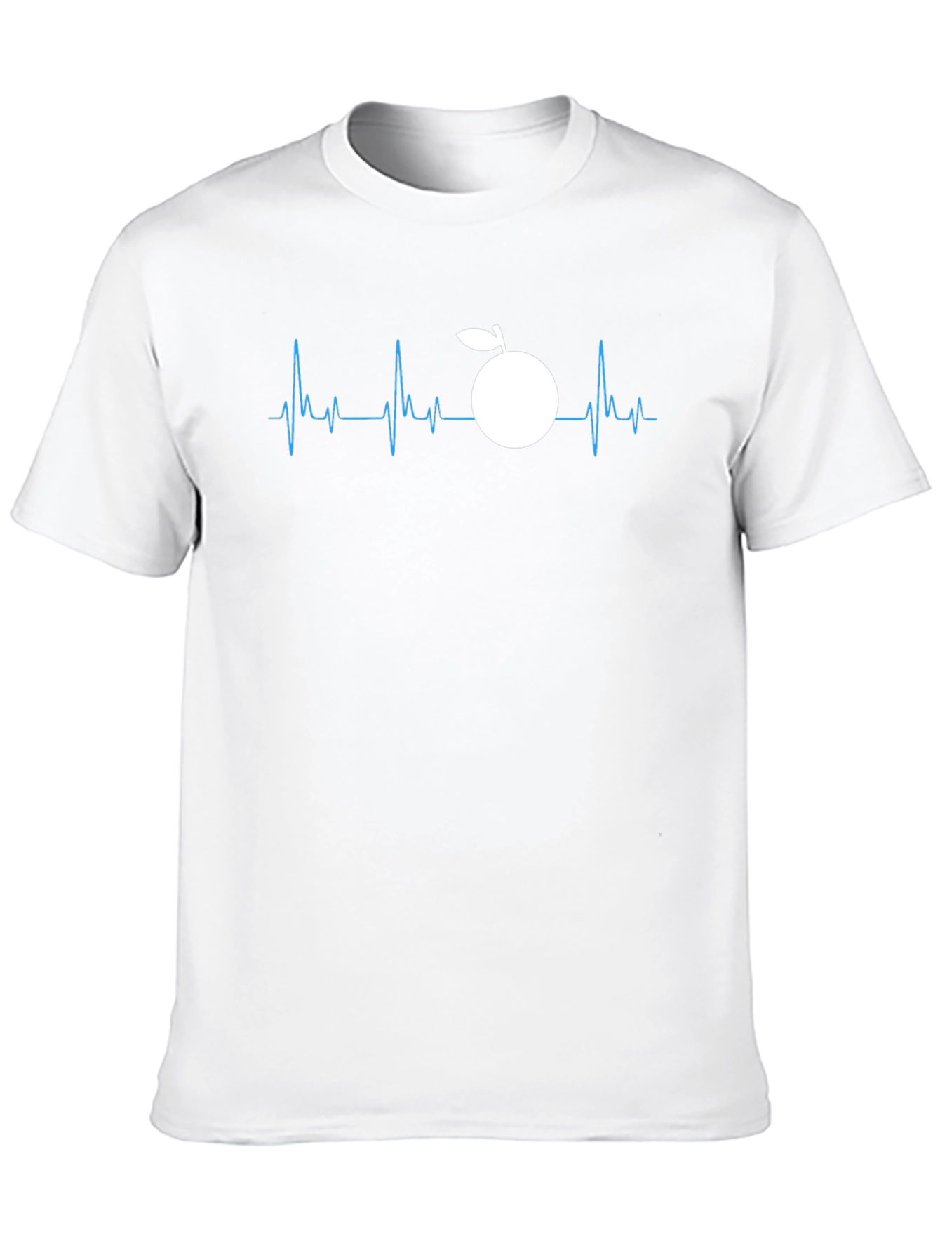 Orange Heartbeat Graphic Tee