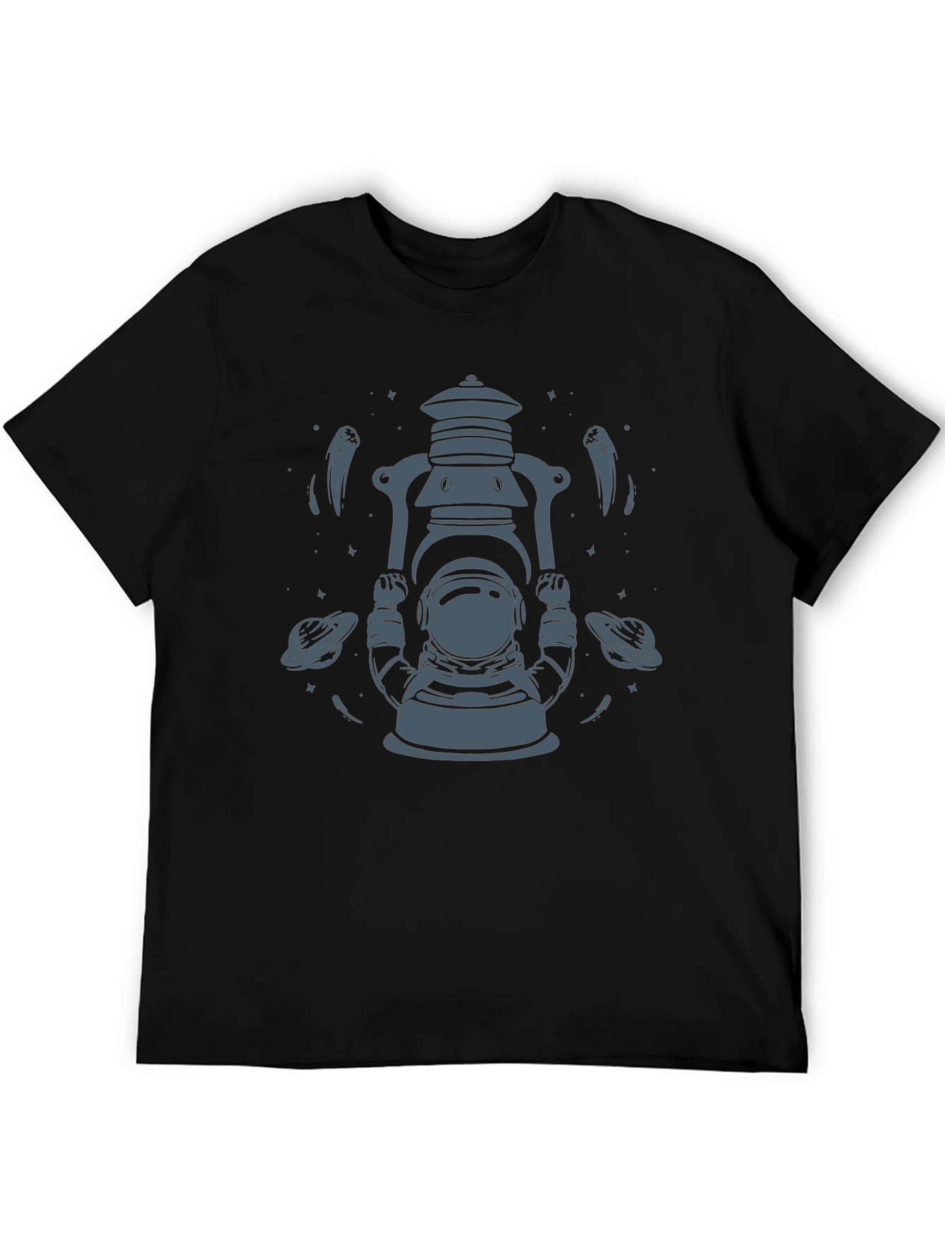 Astronaut & UFO Graphic Tee - Cosmic Cool