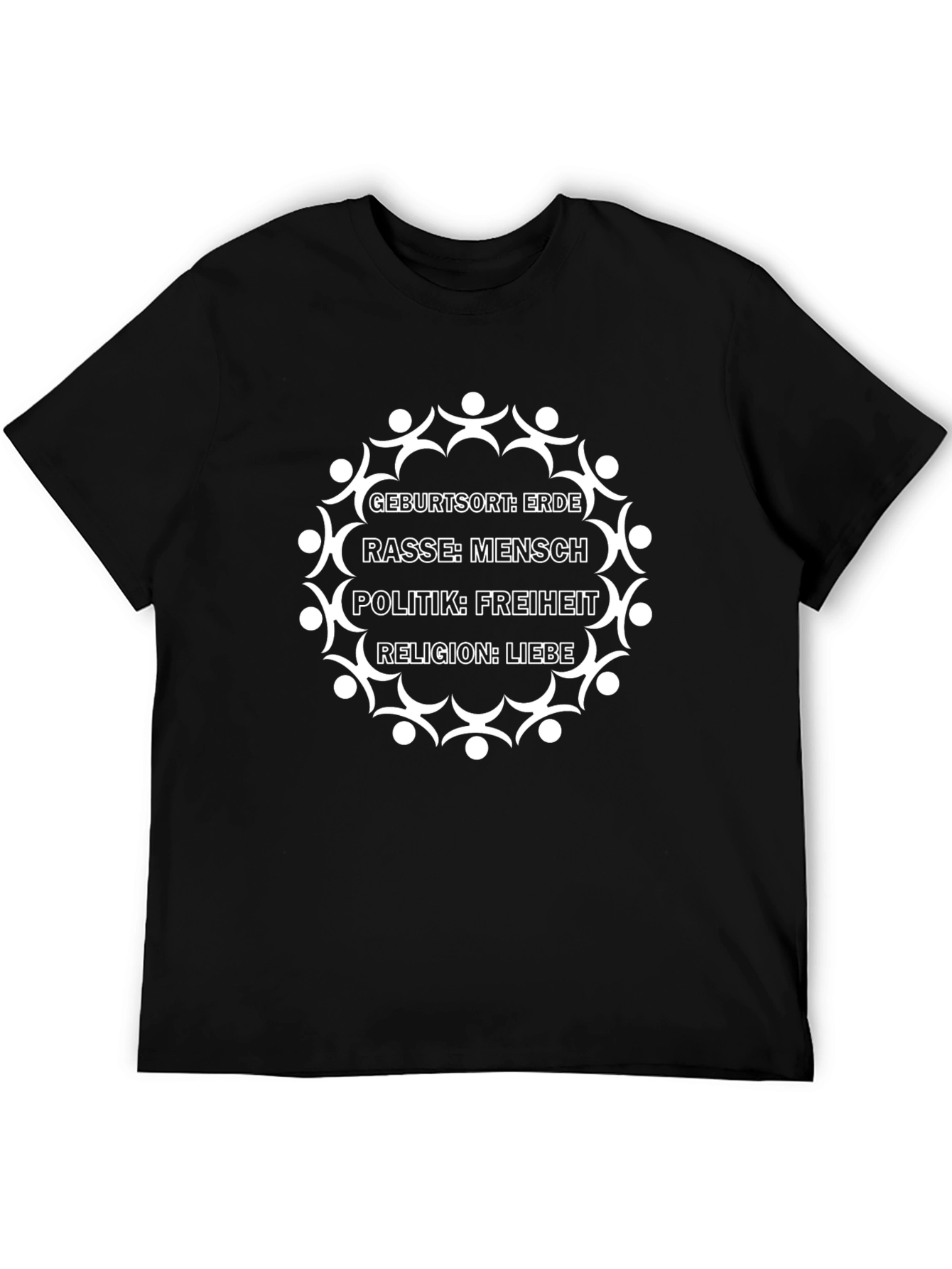 Equality T-Shirt: Earth Humanity Freedom Love