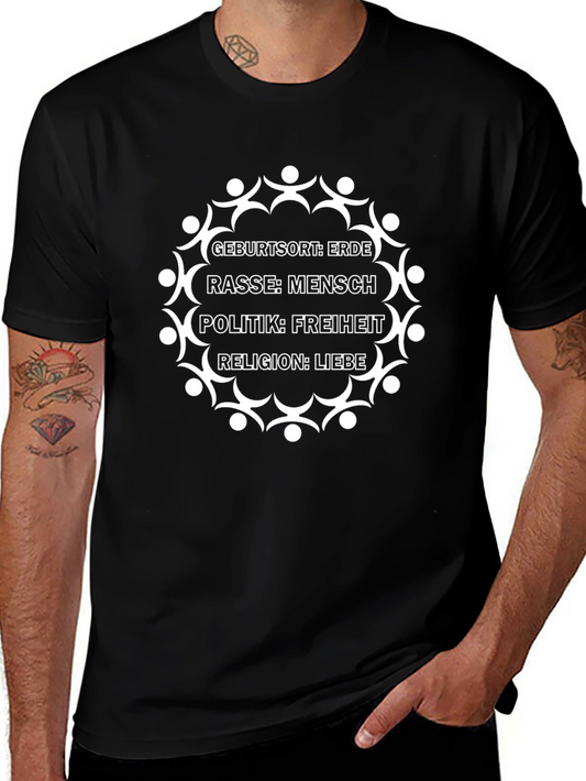 Equality T-Shirt: Earth Humanity Freedom Love
