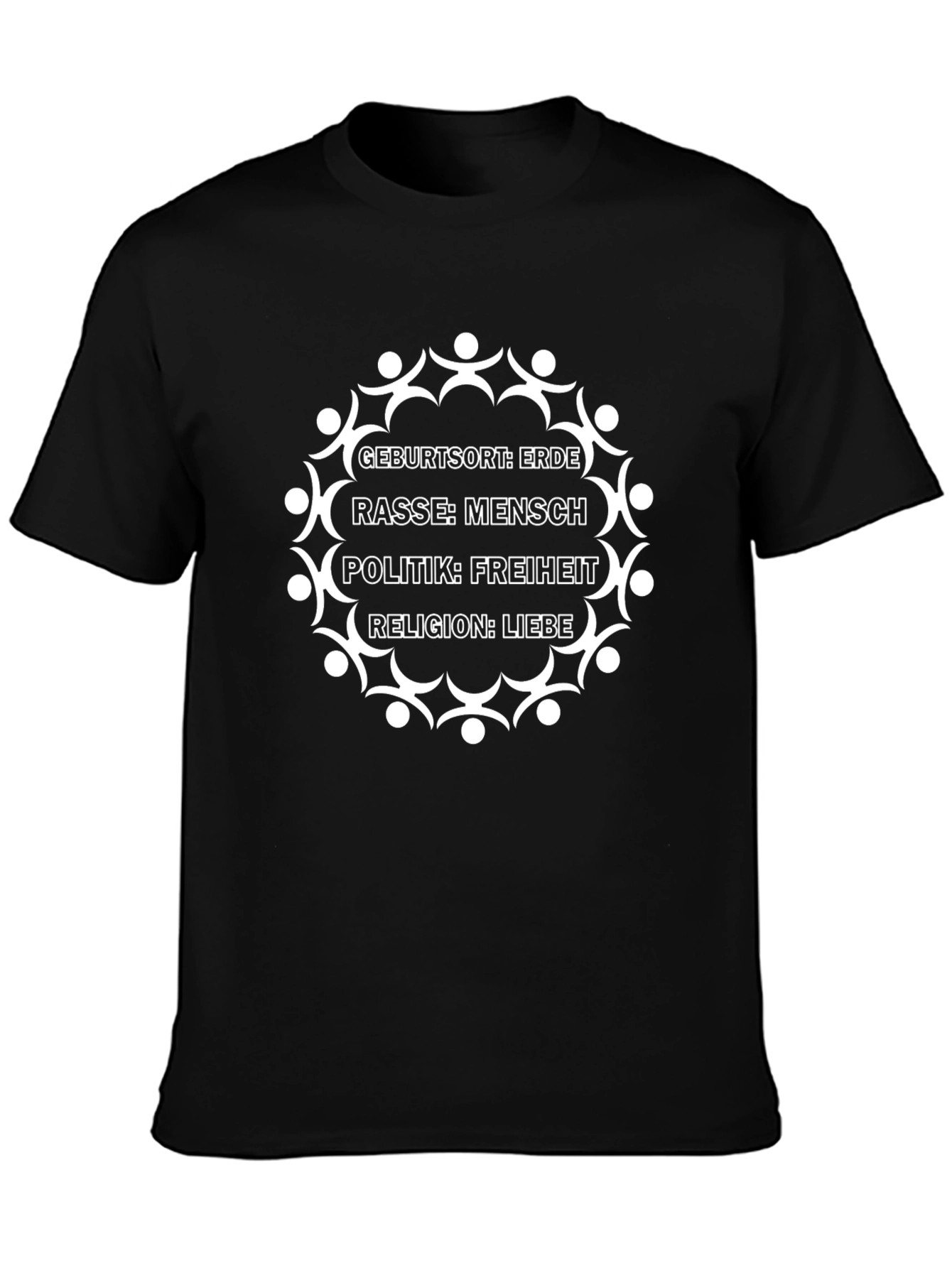 Equality T-Shirt: Earth Humanity Freedom Love