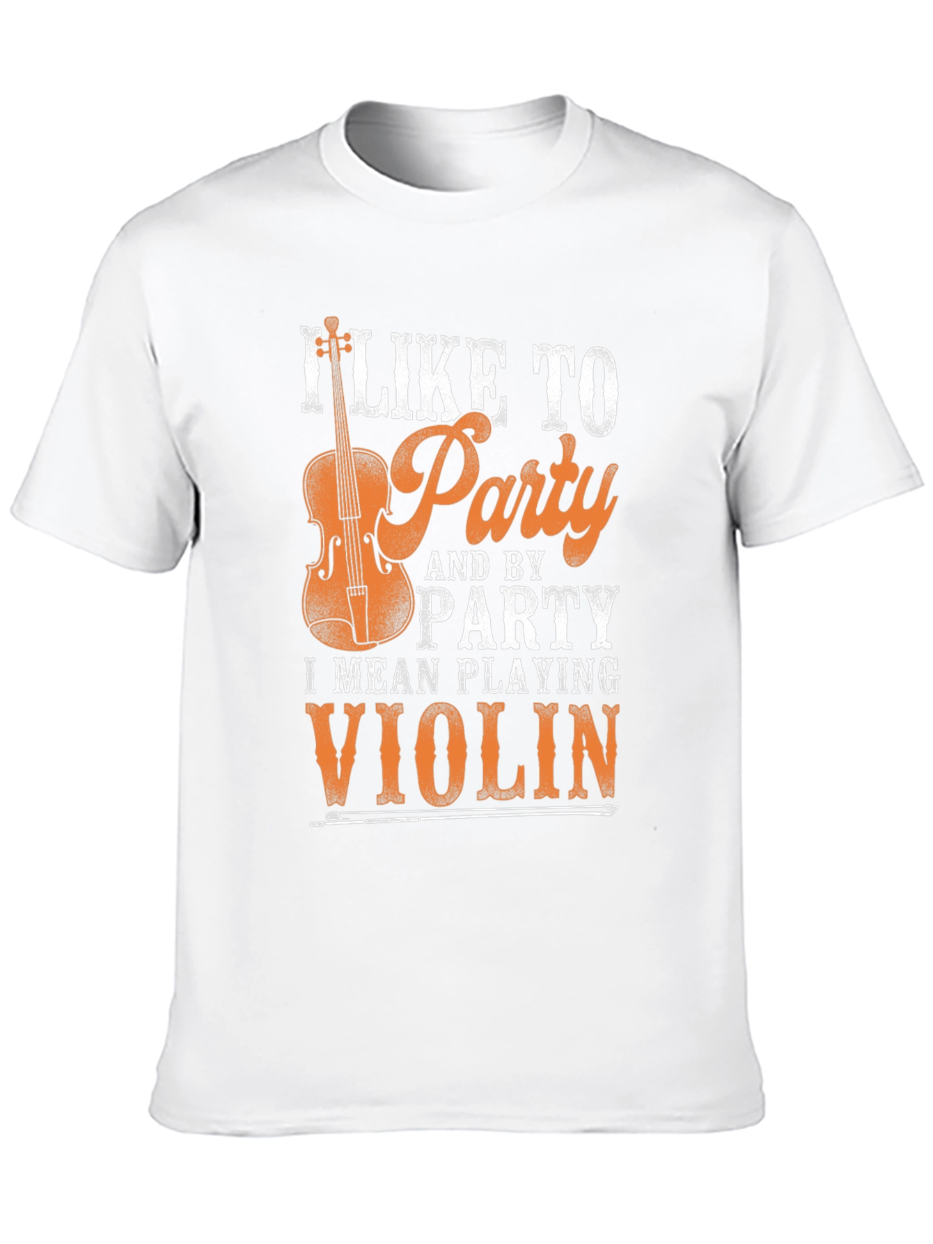 I Like to Party Playing Violin Graphic Tee