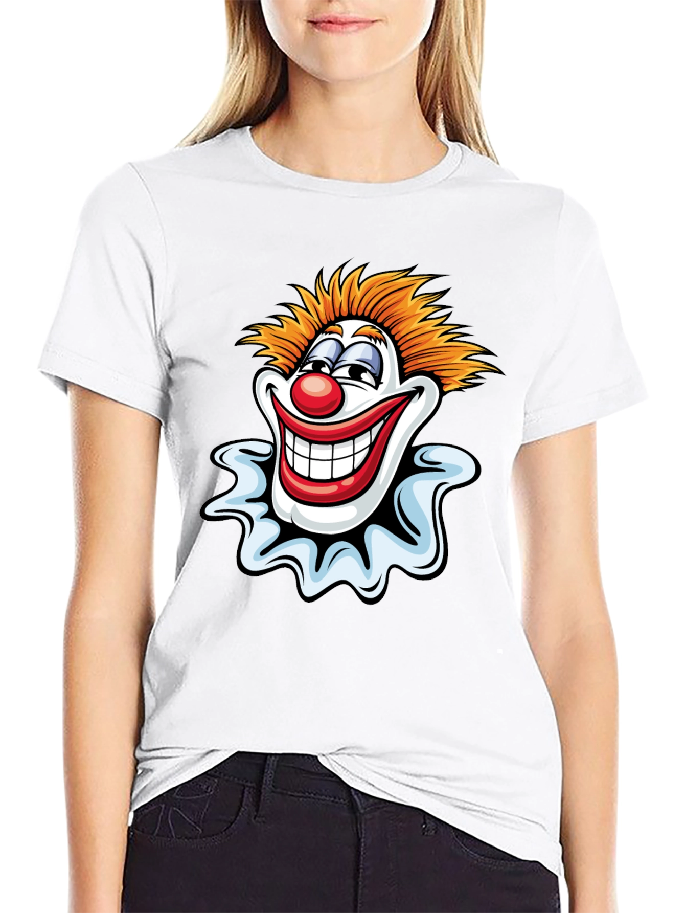Clown Graphic Tee - Mens Black T-Shirt