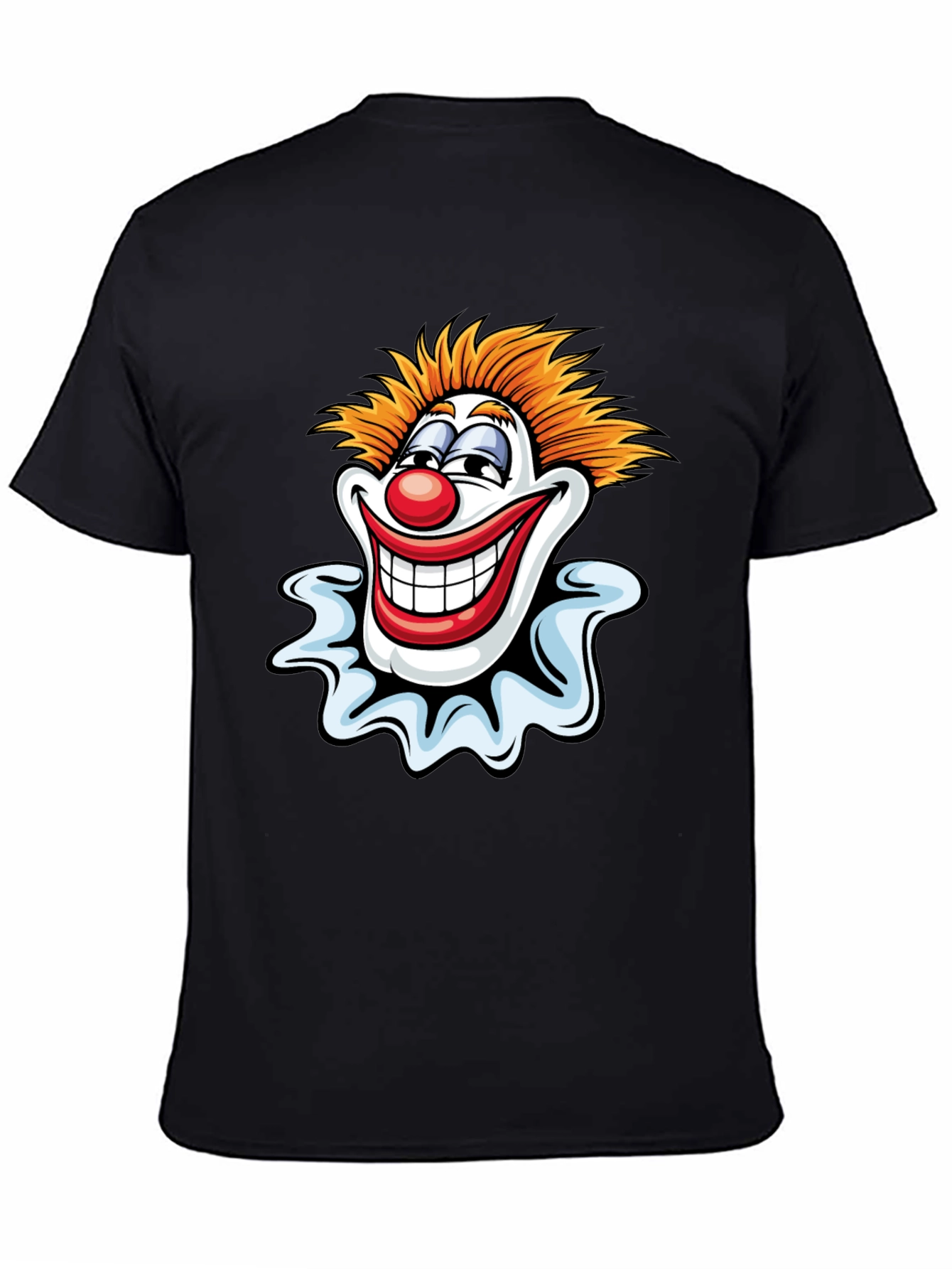 Clown Graphic Tee - Mens Black T-Shirt