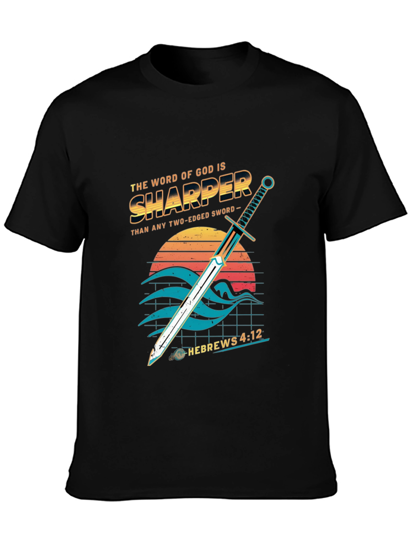 Sword of God Hebrews 4:12 Graphic Tee