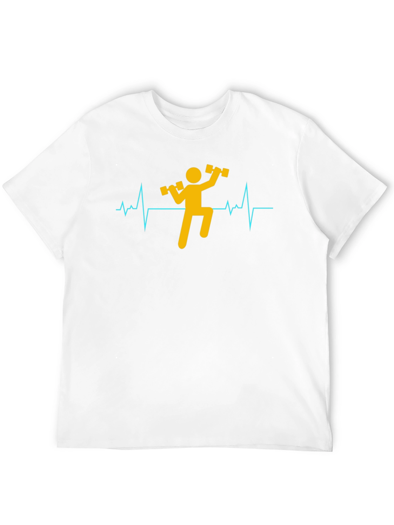 Fitness Heartbeat T-Shirt - Gym Workout Tee