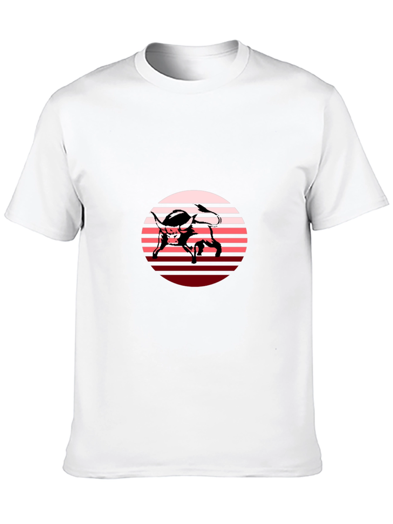 Retro Bull Graphic Tee - Stylish Comfort