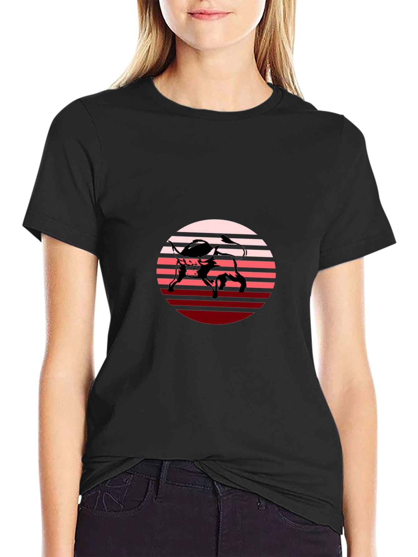 Retro Bull Graphic Tee - Stylish Comfort