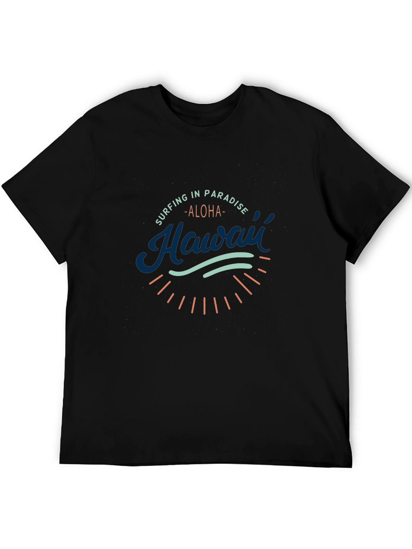 Hawaii Surfing Paradise Graphic Tee