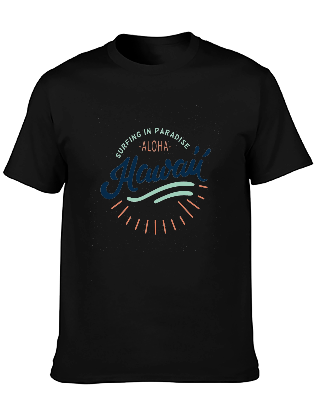Hawaii Surfing Paradise Graphic Tee
