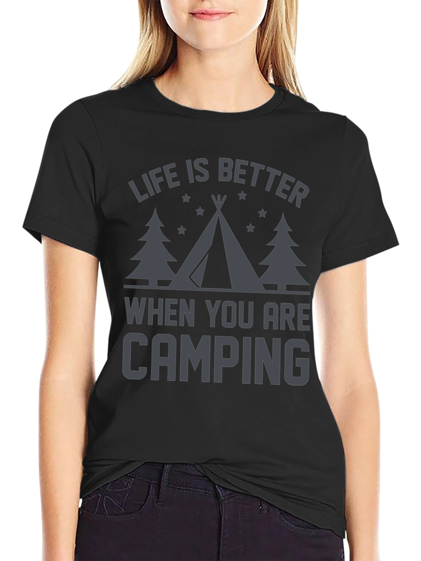 Life is Better Camping Tee