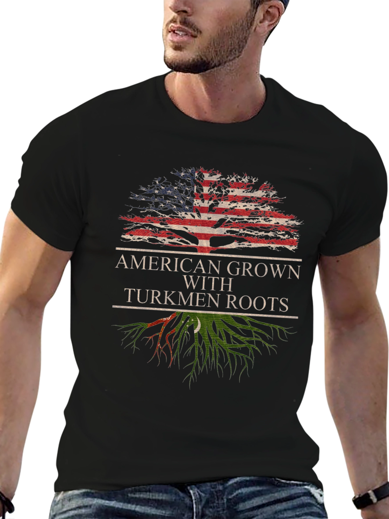 American Grown with Turkmen Roots T-Shirt