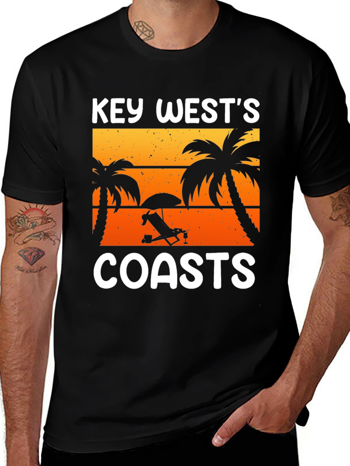 Key Wests Coasts Graphic T-Shirt