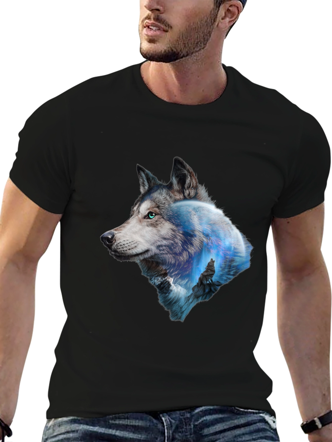 Wolf Graphic Tee - Midnight Howl
