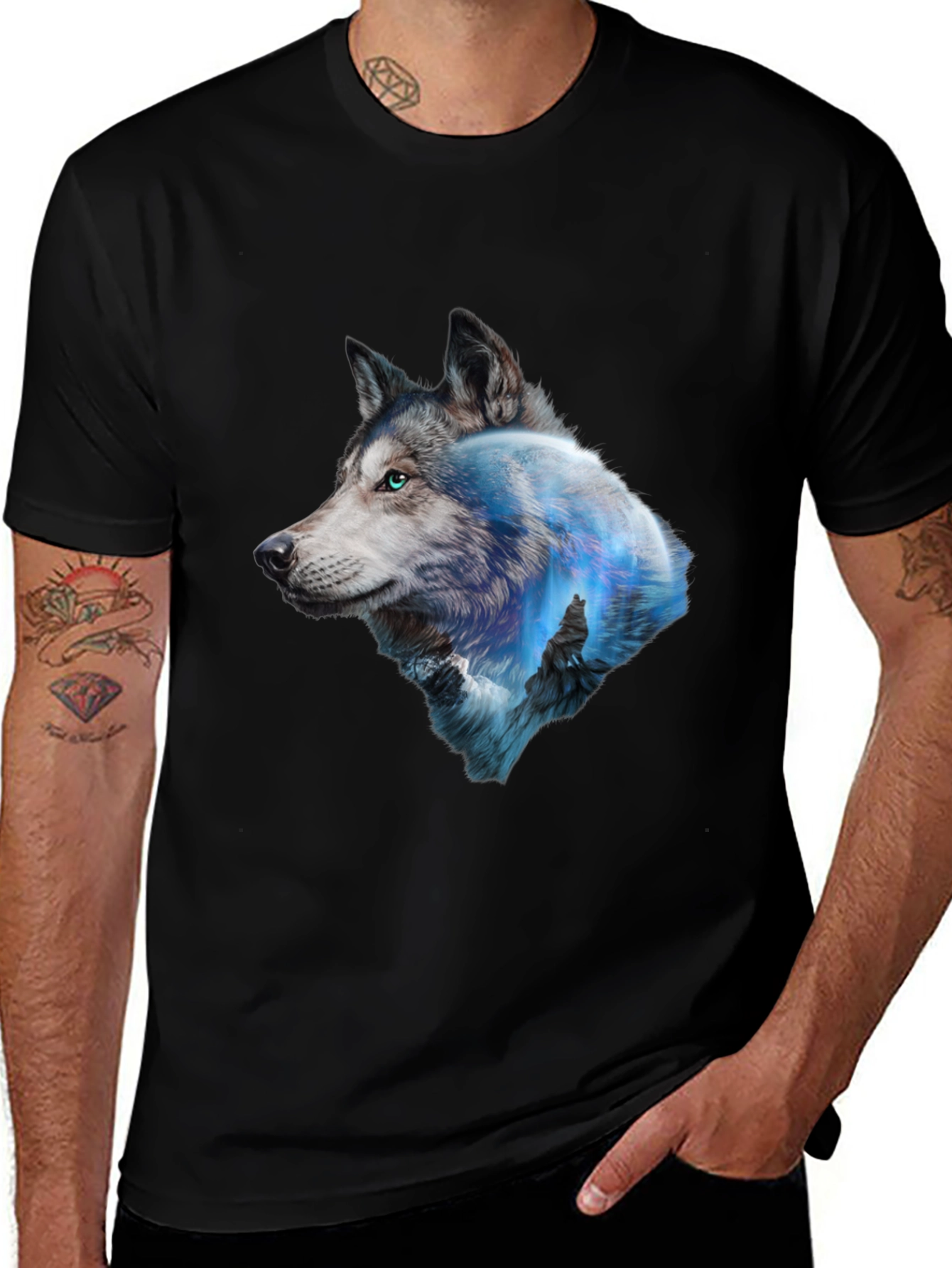 Wolf Graphic Tee - Midnight Howl