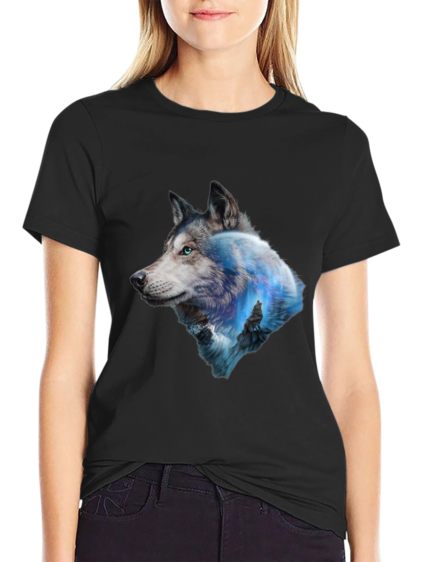 Wolf Graphic Tee - Midnight Howl