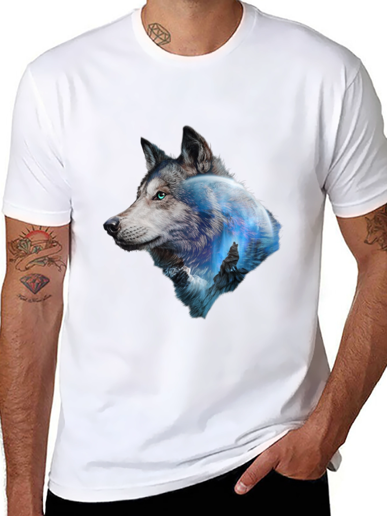 Wolf Graphic Tee - Midnight Howl