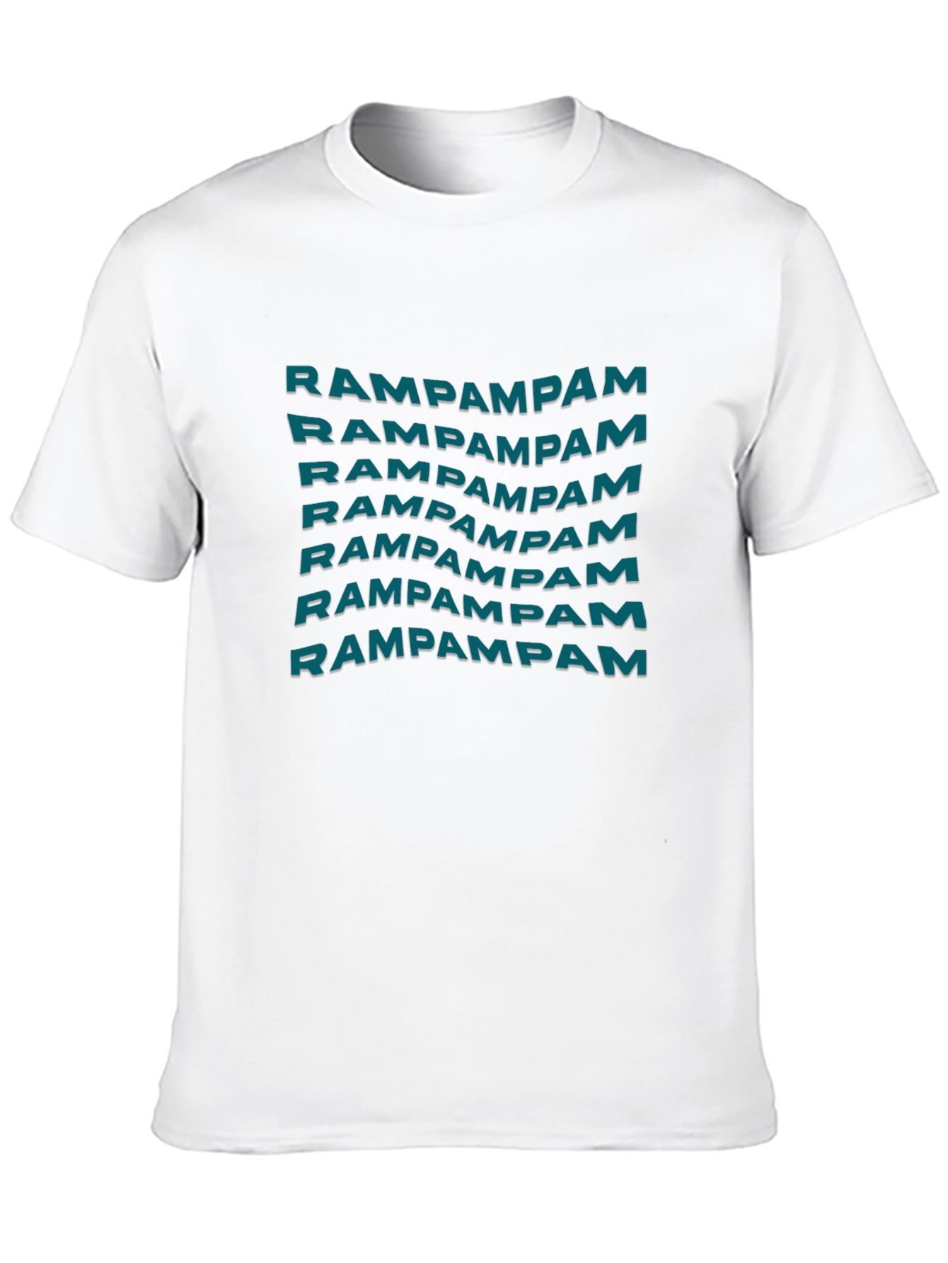 Rampampam Graphic Print Black T-Shirt