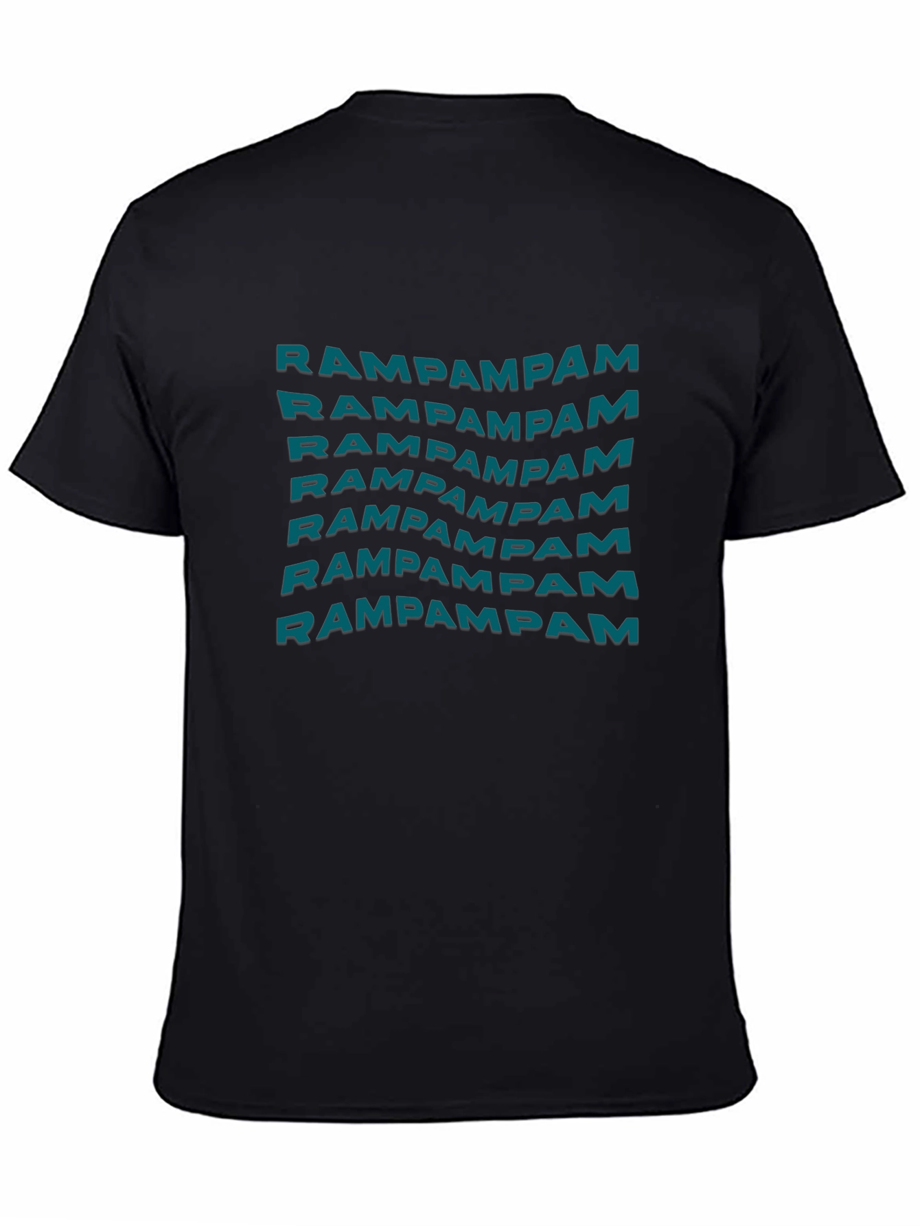 Rampampam Graphic Print Black T-Shirt