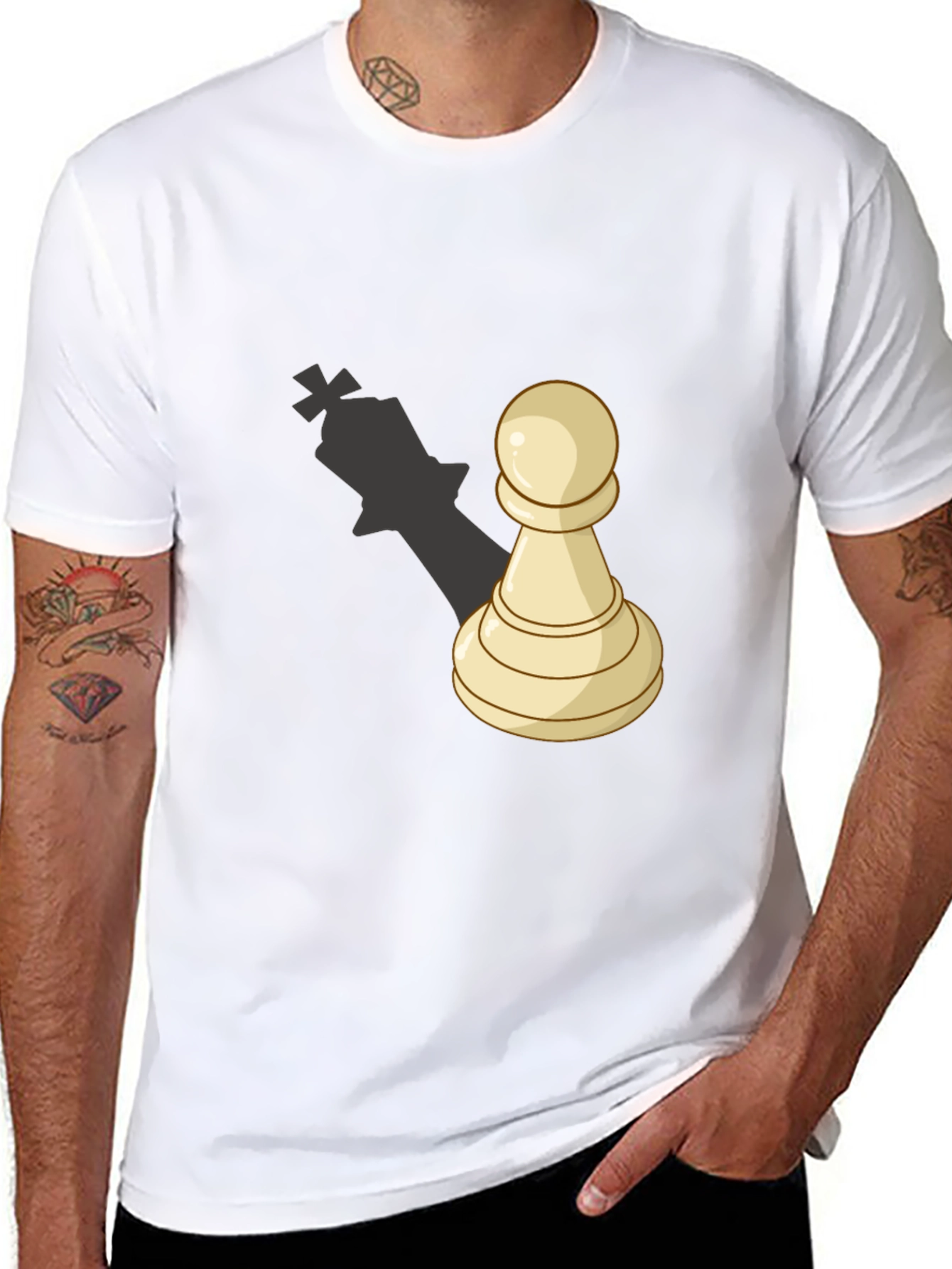 Pawn to King T-Shirt - Chess Piece Design Tee