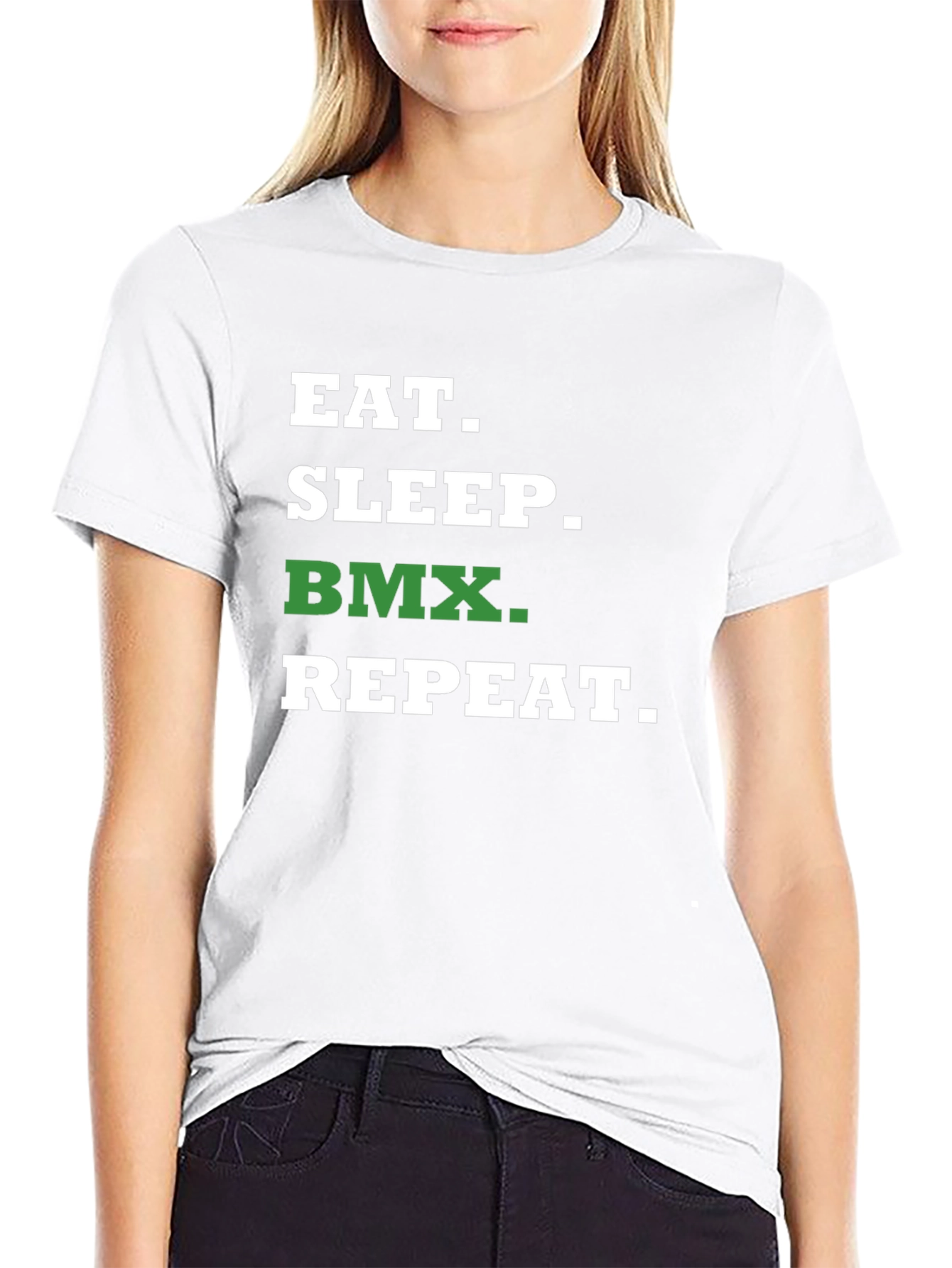 Eat Sleep BMX Repeat Graphic T-Shirt