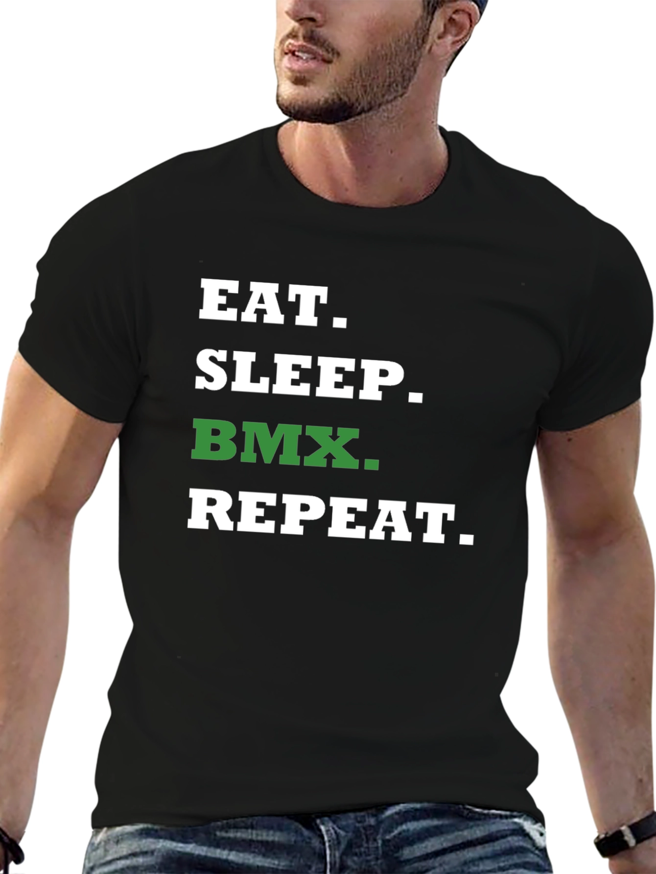 Eat Sleep BMX Repeat Graphic T-Shirt