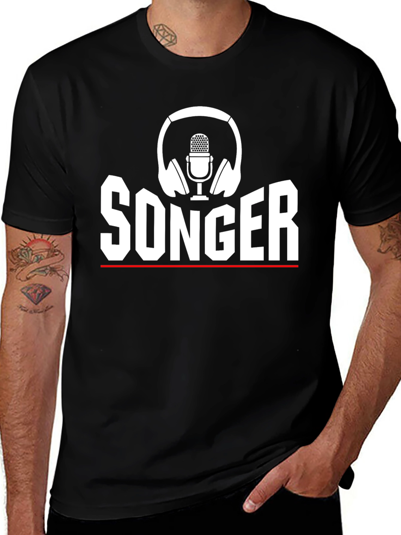 SONGER T-Shirt - Musician Vibe Tee