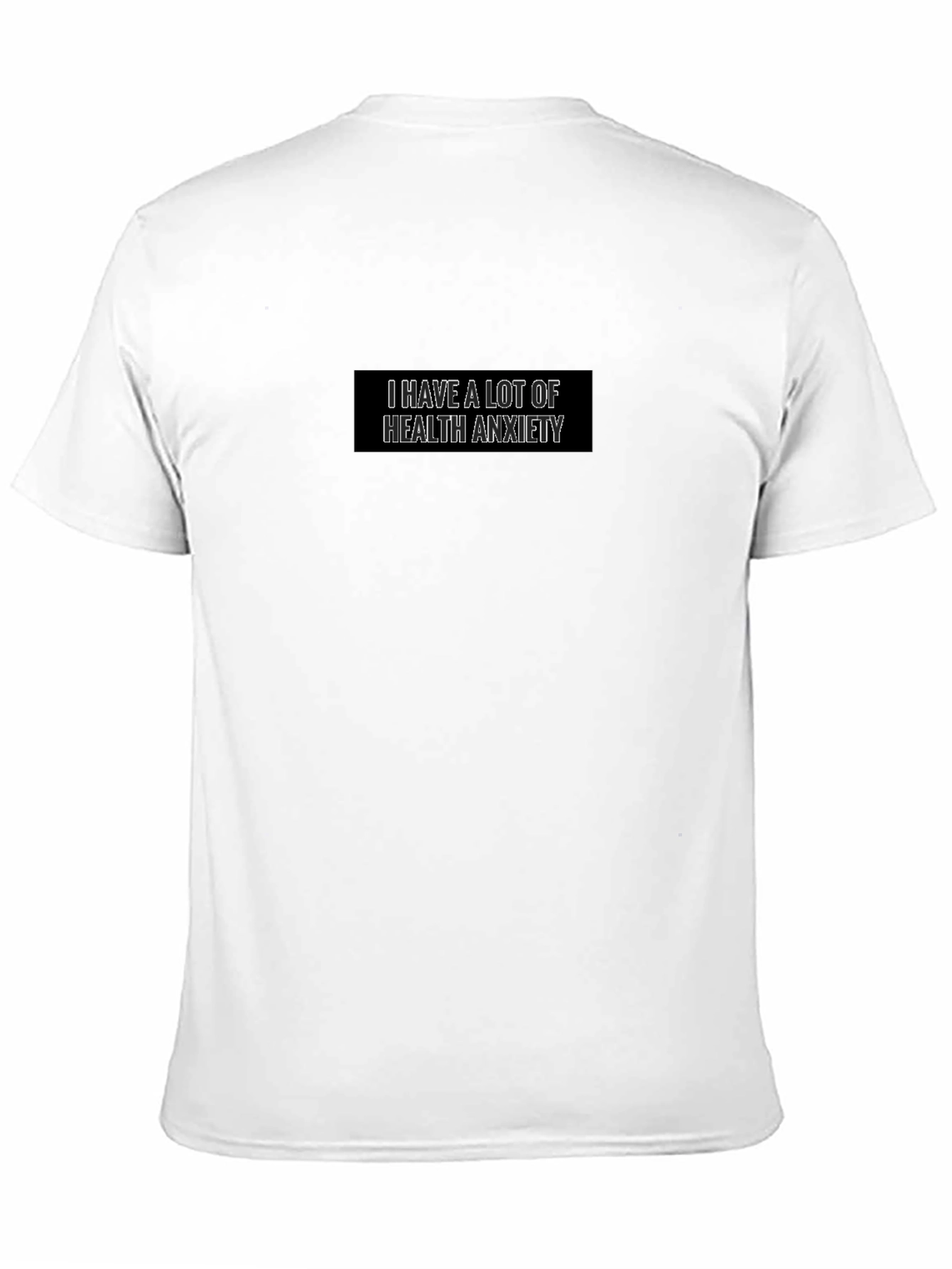 Health Anxiety Black T-Shirt