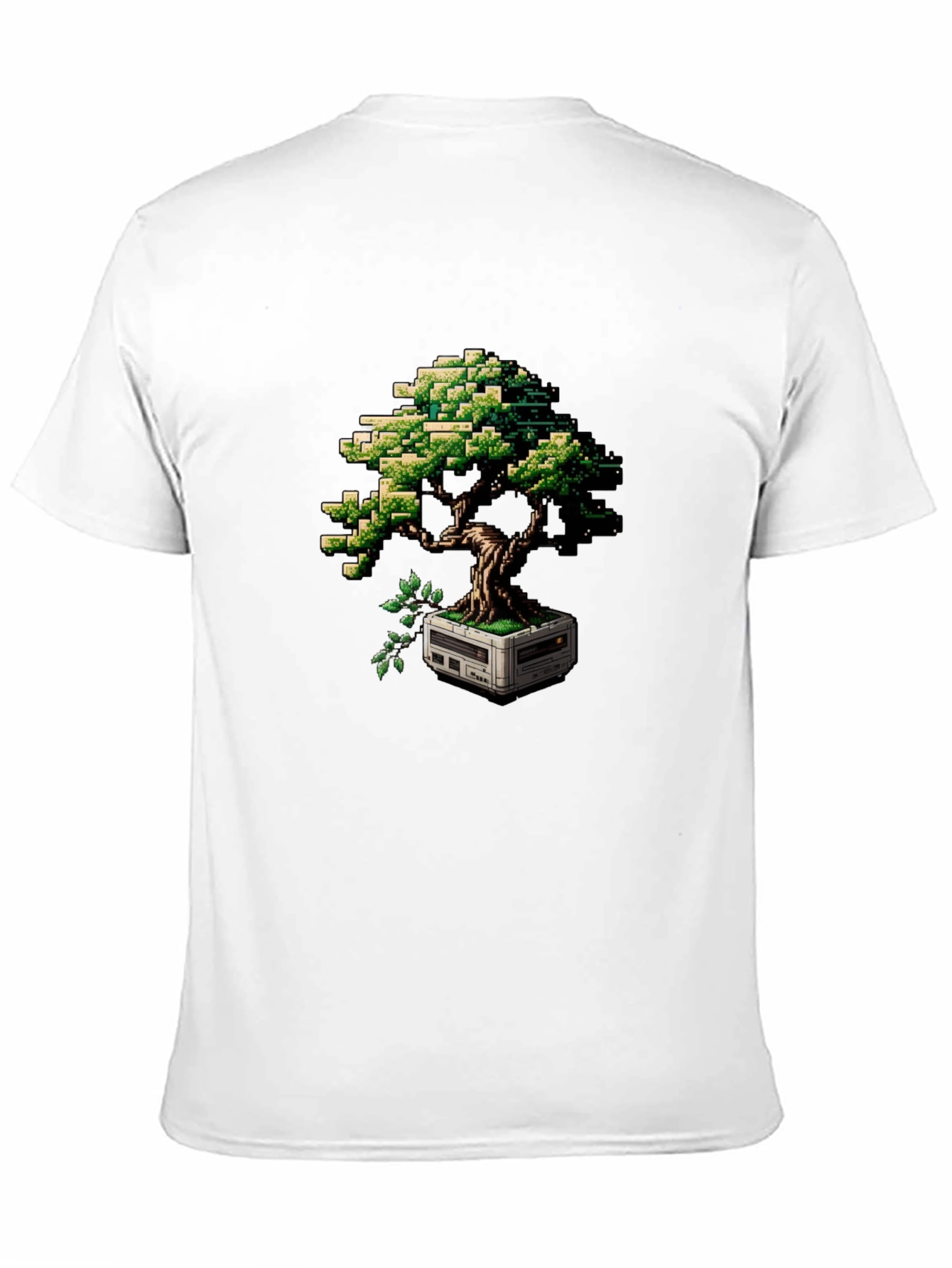 Pixel Bonsai T-Shirt - Retro Gaming Style