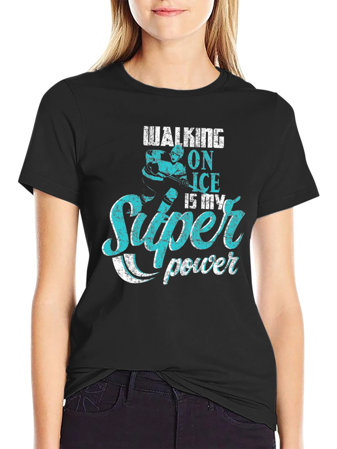 Walking on Ice Super Power T-Shirt