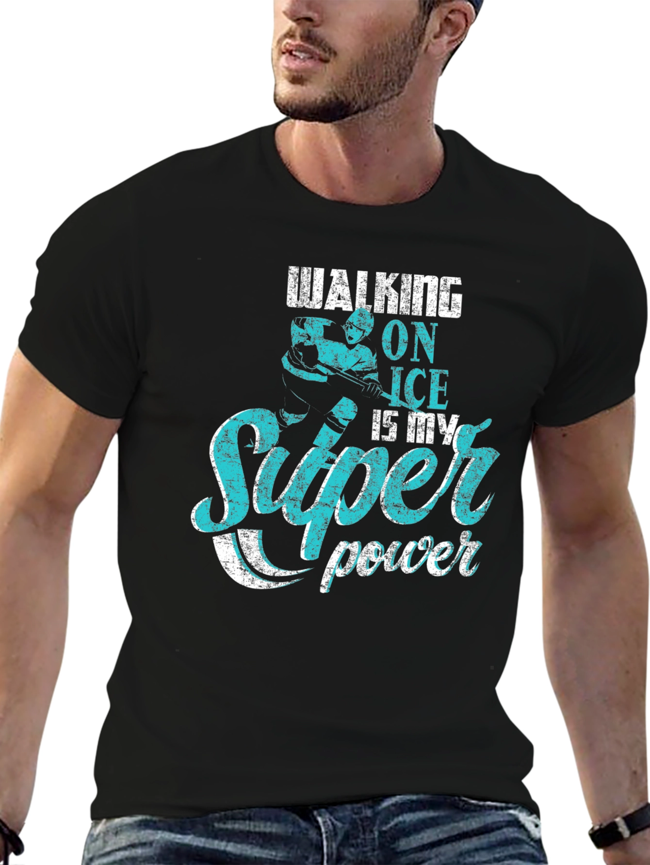Walking on Ice Super Power T-Shirt
