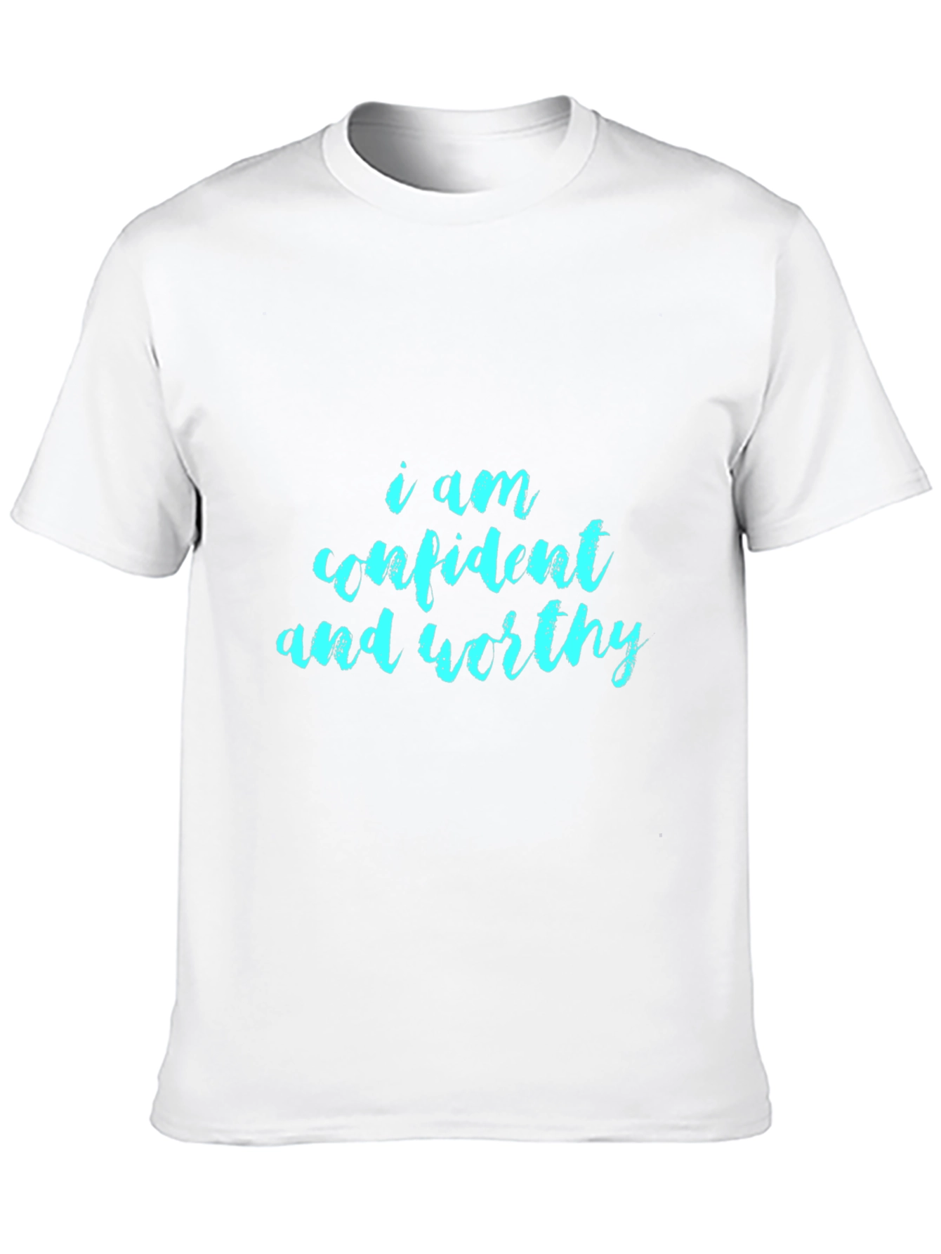 Confident and Worthy Black T-Shirt