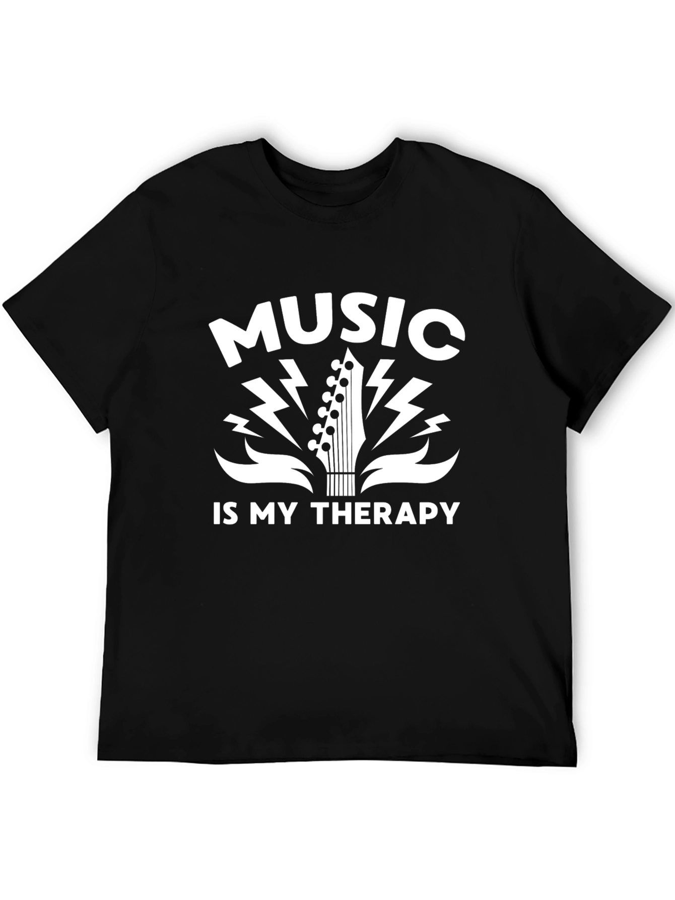 Music Is My Therapy Graphic T-Shirt